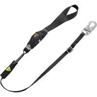 V-Series Utility Energy Absorbing Lanyard, 6', Snap Hook Center, Snap Hook Leg Ends, Nylon Kelford