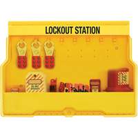Premier Electrical Lockout Station, None Padlocks, 16 Padlock Capacity, Padlocks Not Included SGZ645 | Kelford