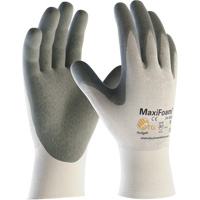 Gants en tricot sans couture de qualit&eacute; sup&eacute;rieure ATG MaxiFoam, Grand, R&ecirc;vetement Nitrile, Calibre 15, Enveloppe en Nylon Kelford