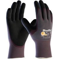 Gants sans couture ultra l&eacute;gers ATG MaxiDry, Grand, R&ecirc;vetement Nitrile, Calibre 15, Enveloppe en Nylon/&eacute;lasthanne Kelford