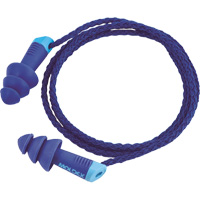 Alphas™ Metal Detectable Reusable Earplugs, Corded, One-Size, Bulk - Polybag, 27 NRR dB SGZ850 | Kelford