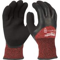 Winter Cut-Resistant Gloves, Size X-Large, 15 Gauge, Rubber Latex Coated, ANSI/ISEA 105 Level 3 Kelford