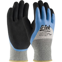 Gants isol&eacute;s r&eacute;sistants aux coupures G-Tek PolyKor, Taille Petit, Calibre 13, Rev&ecirc;tement Latex de caoutchouc, Enveloppe en Fil technique, ANSI/ISEA 105 niveau 3 Kelford