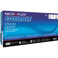 Gants d'examen d'usage multiple Microflex Cobalt N19, T-petit, Nitrile, 3,9 mils, Sans poudre, Bleu, Classe 2 Kelford