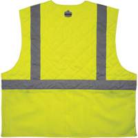 Chill-Its 6668 Safety Cooling Vest, Small, High Visibility Lime-Yellow Kelford