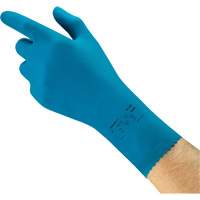 Gants r&eacute;sistants aux produits chimiques AlphaTec 88-356 pour l'industrie alimentaire, Taille 7, 12" lo, Latex de caoutchouc, 17 mils Kelford