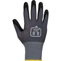 Dexterity&reg; High-Abrasion Gloves, 2X-Small/5, Foam Nitrile Coating, 15 Gauge, Nylon/Cotton Shell Kelford