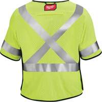 Breakaway Mesh Safety Vest, Black/High Visibility Lime-Yellow, Medium/Small, CSA Z96 Class 2 - Level FR SHC505 | Kelford