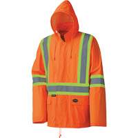 5598 Combinaison de pluie imperm&eacute;able et l&eacute;g&egrave;re, Polyester/PVC, Petit, Orange haute visibilit&eacute; Kelford