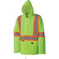 5599 Combinaison de pluie imperm&eacute;able et l&eacute;g&egrave;re, Polyester/PVC, T-petit, Jaune lime haute visibilit&eacute; Kelford