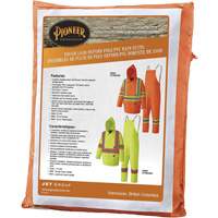 5608 Combinaison de pluie imperm&eacute;able 210D, Polyester/PVC, Petit, Orange haute visibilit&eacute; Kelford