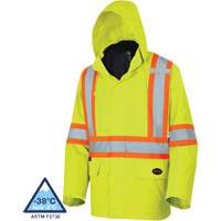 5633 The Rock 3-in-1 Parka, High Visibility Lime-Yellow, X-Small Kelford