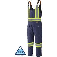 5536 Quilted Duck Overalls, Cotton, Small, Navy Blue Kelford