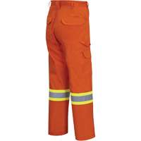 4462 Bright Safety Cargo Pants with Startech&reg; Tape, Cotton, 30, High Visibility Orange Kelford