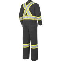 7702BKT FR-Tech&reg; Arc-Rated Coverall, Size 40 (Tall), Black, 10 cal/cm² Kelford