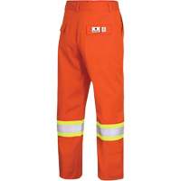 7763 FR-Tech&reg; 88/12 Arc Rated High-Visibility Safety Pants, 30, x 30, High Visibility Orange, 9.7 cal/cm² Kelford