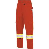 7765 FR-Tech&reg; 88/12 Arc Rated High-Visibility Safety Cargo Pants, 30, x 32, High Visibility Orange, 10 cal/cm² Kelford