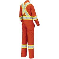7702W FR-Tech&reg; Women's FR/Arc-Rated Coveralls, Size X-Small, High Visibility Orange, 10 cal/cm² Kelford