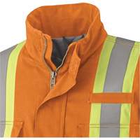 5533 Flame-Resistant Safety Parka, Small, High Visibility Orange, 58 cal/cm² Kelford
