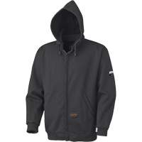 337 Flame-Resistant Zip Style Hoodie, Men's, X-Small, Black, 22 cal/cm² Kelford
