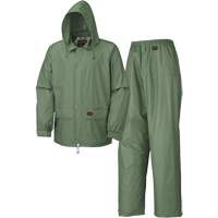 583 Rain Suit, Polyester/PVC, Small, Green Kelford