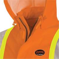 5880 FR/Arc-Rated Waterproof Rain Jacket, X-Small, High Visibility Orange, 10 cal/cm² Kelford