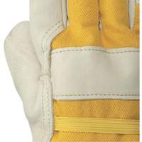 537FLRF Insulated Fitter's Gloves, One Size, Grain Cowhide Palm, Boa Inner Lining Kelford