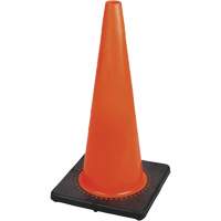 Premium Flexible Safety Cone, 28", Orange SHE783 | Kelford