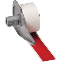 Ruban adh&eacute;sif permanent toutes saisons pour &eacute;tiquettes, Vinyle, Rouge, Largeur de 1" Kelford