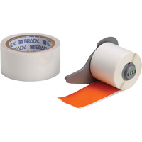 Ruban adh&eacute;sif polyvalent ToughStripe ultra-robuste avec pellicule de protection, Polyester, Orange, Largeur de 2" Kelford