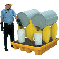Syst&egrave;me de confinement Ultra-Drum sans drain pour 2 barils, 53" lo x 53" la x 44,8" ha, 1500 gal. US Capacit&eacute; Kelford