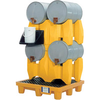 Syst&egrave;me de confinement Ultra-Drum sans drain pour 4 barils, 53" lo x 53" la x 77,8" ha, 3000 gal. US Capacit&eacute; Kelford