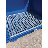 Ultra-Hard Top S4 Steel Spill Pallet, 61" L x 54.4" W x 52" H, 4700 lbs. Load Capacity Kelford