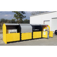 P16 Plus Ultra-Hard Top Spill Pallets sans drain, 250" lo x 79" la x 62" h, Capacit&eacute; de charge 9000 lb Kelford