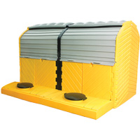Trousse dextension sans drain pour Ultra-Hard Top Spill Pallets, 64" lo x 79" la x 62" h, Capacit&eacute; de charge 9000 lb Kelford