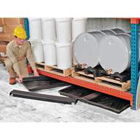 Triple-Tray Ultra-Rack Containment Tray&reg;, 72" L x 44" W x 2.8" H, 24 US gal. Spill Capacity Kelford