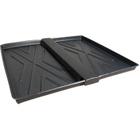 Double-Tray Ultra-Rack Containment Tray&reg;, 48" L x 44" W x 2.8" H, 16 US gal. Spill Capacity Kelford
