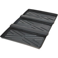 Triple-Tray Ultra-Rack Containment Tray&reg;, 72" L x 44" W x 2.8" H, 24 US gal. Spill Capacity Kelford
