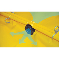 Ultra-Spill Deck flexible, &agrave; vessie, 4 barils, Capacit&eacute; de d&eacute;versement 110 gal. US, 51" x 48" x 5" Kelford