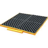 Ultra-Spill Deck flexible, &agrave; vessie, 4 barils, Capacit&eacute; de d&eacute;versement 110 gal. US, 51" x 48" x 5" Kelford