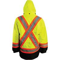 7-in-1 Jacket, Polyester, High Visibility Orange, Small SHF964 | Kelford