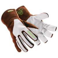HeatArmor&reg; 5054 Welding Gloves, Grain Goatskin, Size Small/7 Kelford