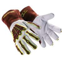 HeatArmor&reg; 5055 Welding Gloves, Grain Goatskin, Size Small/7 Kelford