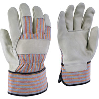 24-61 Striped Work Gloves, X-Small, Grain Cowhide Palm Kelford