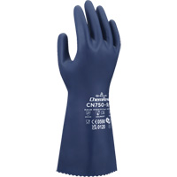 Gants r&eacute;sistants aux produits chimiques CN750, Taille Petit/7, 13" lo, Nitrile, 18 mils Kelford