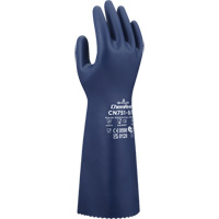 Gants r&eacute;sistants aux produits chimiques CN751, Taille Petit/7, 15" lo, Nitrile, 18 mils Kelford