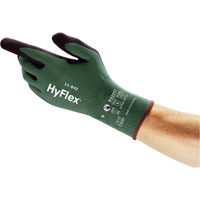Gants polyvalents &eacute;coresponsables HyFlex 11-842, 5, R&ecirc;vetement Mousse de nitrile, Calibre 15, Enveloppe en Nylon Kelford