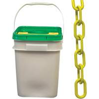 Heavy-Duty Plastic Safety Chain, Yellow SHH024 | Kelford