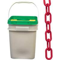 Heavy-Duty Plastic Safety Chain, Red SHH027 | Kelford