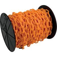 Heavy-Duty Plastic Safety Chain, Orange SHH035 | Kelford